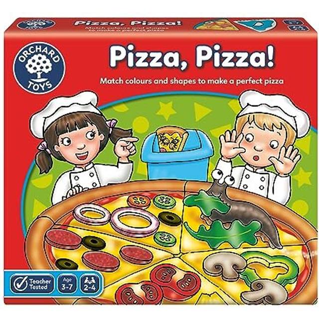 Orchard Toys Pizza, Pizza! Game, Educational Board Game for Preschoolers and Children Age 3-7, Shape and Colour Game, Educational Game Toy