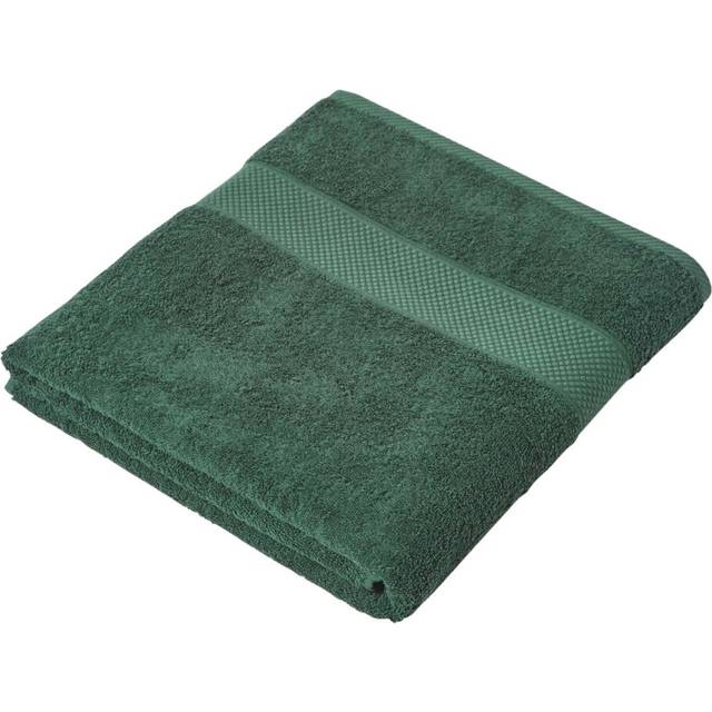 Homescapes Dark Green Bath Sheet 100 % Turkish Cotton