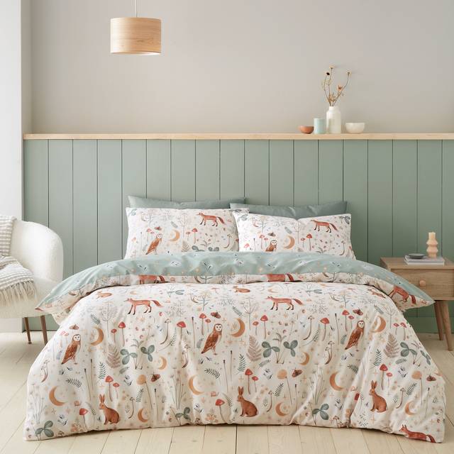 CL Enchanted Twilight Duvet Set Natural - Catherine Lansfield - Size: DOUBLE