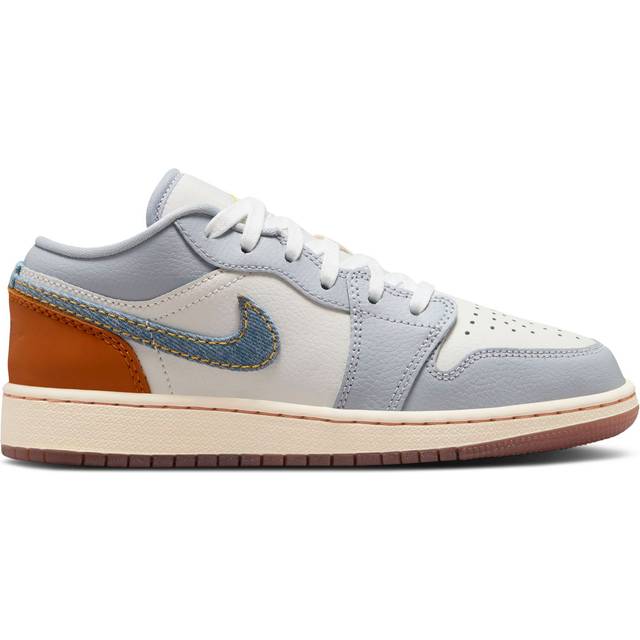 Nike Air Jordan 1 Low SE GS - Phantom/Coconut Milk/Amber Brown/Light Armory  Blue • Price »