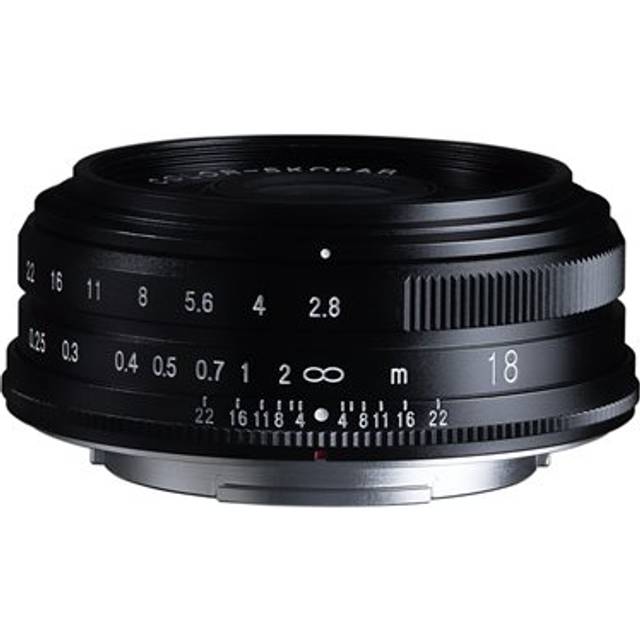 Voigtlander 18mm f2.8 Color-Skopar Lens for Fujifilm X - Black