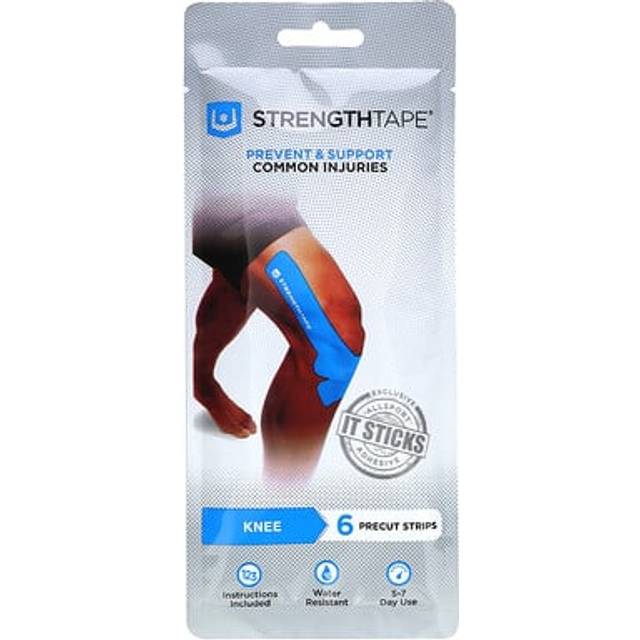 Strengthtape  Kinesiology Athletic Tape  Knee  6 Precut Strips