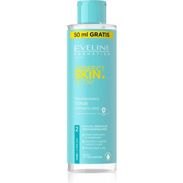 Eveline Perfect Skin Acne Seboregulating Toner Pore Tightening 200ml