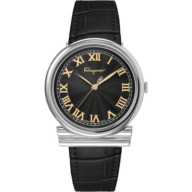 Womens SFUF00621 Gancino 34mm Quartz Watch - Black - One Size