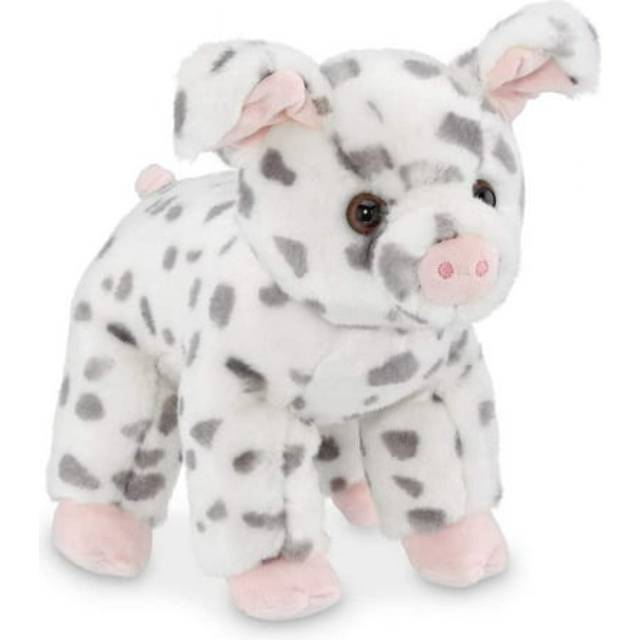 Bearington Hamilton Plush Spotted Pig Stuffed Animal  10 Inches