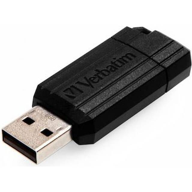 USB-Minne VERBATIM Pinstripe 8GB 10/fp