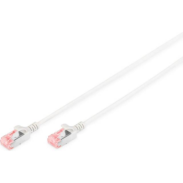 Digitus DK-1612-005/B RJ45 Nätverkkabel, Patchkabel CAT 6 U/UTP 0.50 m Blå Borrade par 1 st