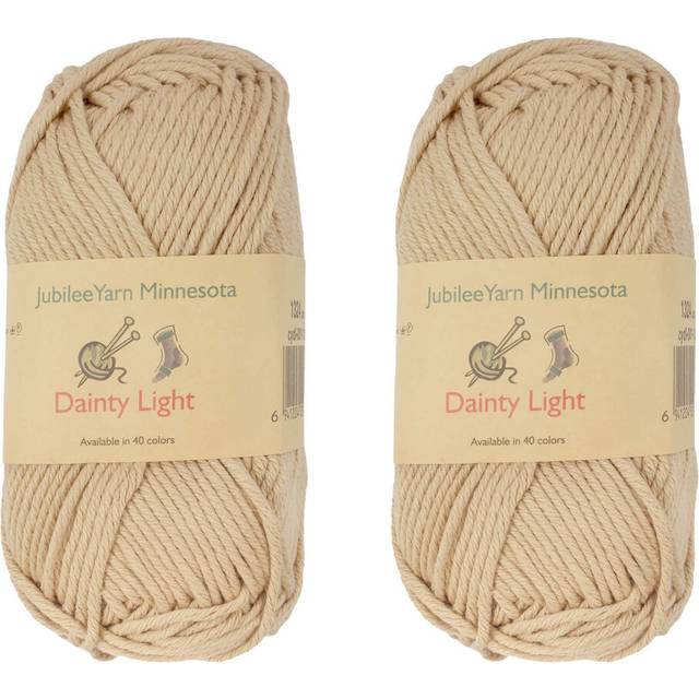 JubileeYarn Dainty Light Yarn - Worsted Weight Cotton - 100g/Skein - 1324 Lark - 2 Skeins