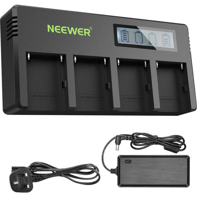 NEEWER DP-F970 4-Channel Sony NP-F Battery Charger