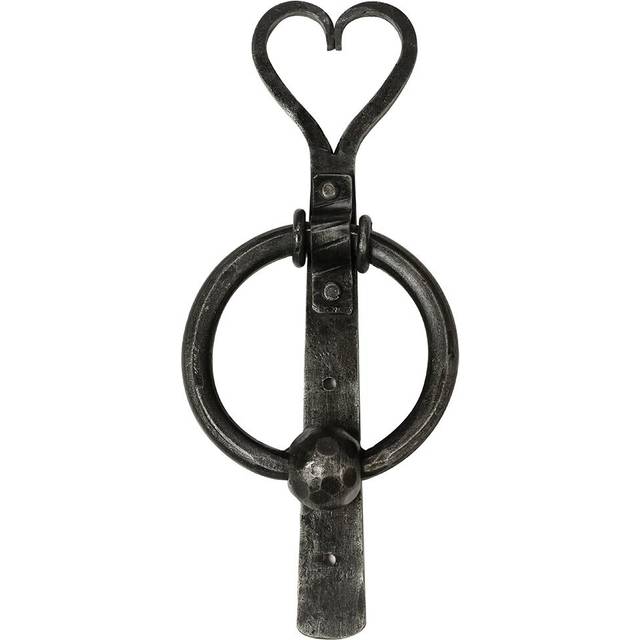 Chamberlin Door Knocker - Black (24.5cm H X 7cm W X 1cm D)