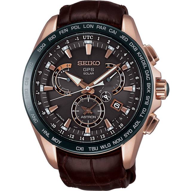 Seiko Astron Watch GPS Solar Watch Novak Djokovic Limited Edition - Brown