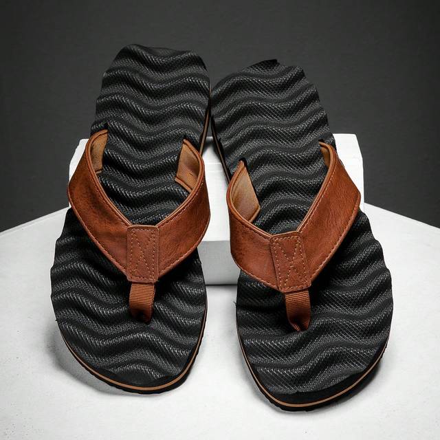 SHEIN Lightweight EVA Large Size Slippers, Men Casual Slides With EVA Insole, Ideal For Holiday, Summer, England Styles And Beach