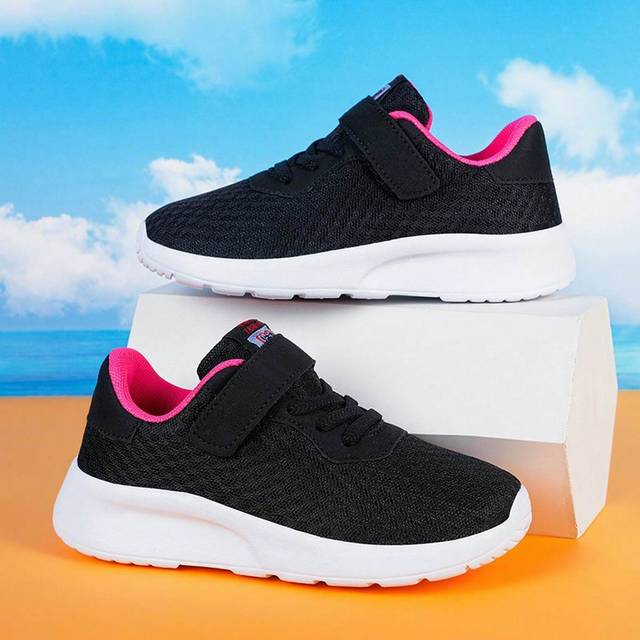 SHEIN 1pair Lightweight & Comfortable Women&#39;s Running Shoes With Breathable Mesh, Closure, Great For Casual Wear In Spring And Summer