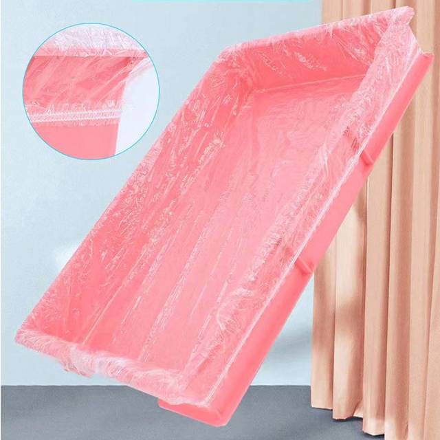 SHEIN 10pcs Pet Cage Liners, Disposable Plastic Dustproof Film Mat For Rabbit Hutch, Bird Cage, Cat Litter Bag, Dog Toilet