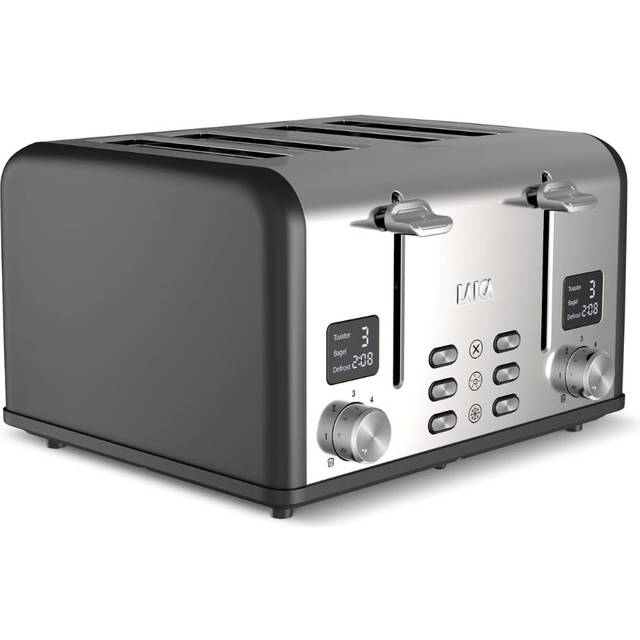 Laica Digital 4 Slice Toaster White, White
