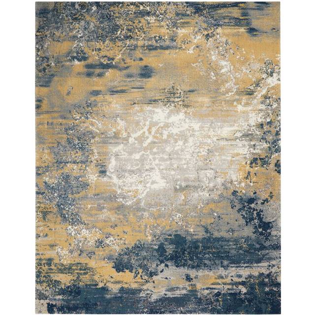 Twilight Tufted Brown/Blue Rug (Rectangle 168 x 244cm)