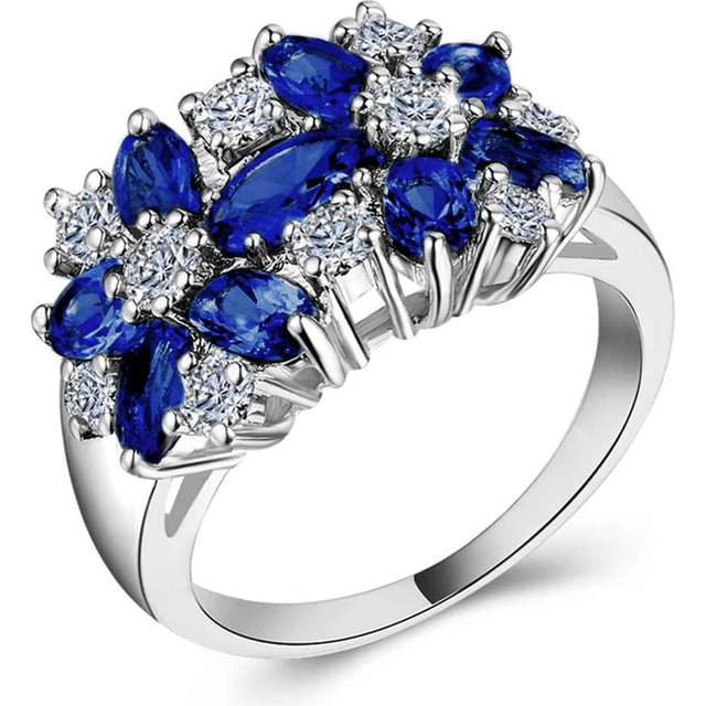 SHEIN 1 PC Elegant Cubic Zirconia Ring For Women For Wedding Engagement Party Jewelry Valentine&#39;s Day Gift,Mom,Mother,Mother&#39;s Day,Gift