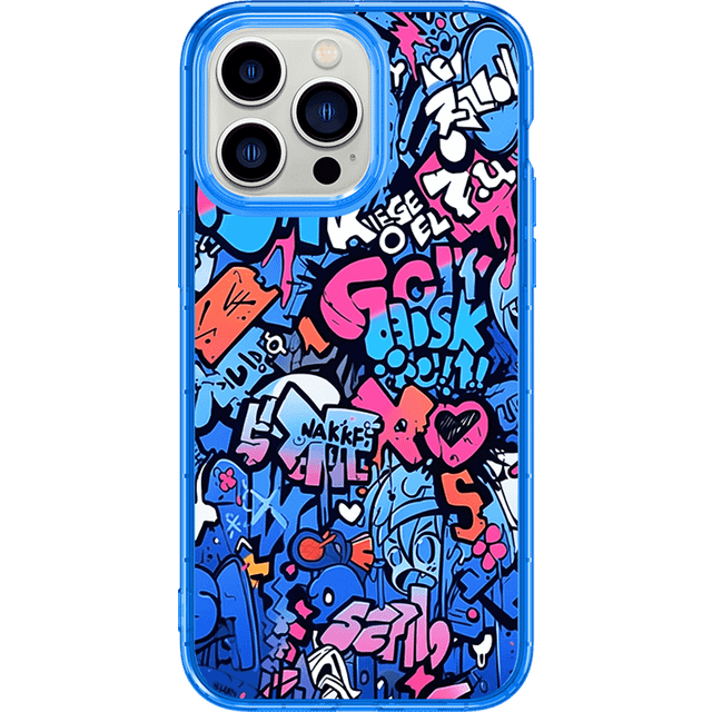 Apple JURSUE Söt estetiskt stötsäkert mjukt telefonfodral kompatibelt med Iphone 16 15 14 13 12 11 Pro Max SE 2020 X XR XS 8 7 Plus Y4484Q - Blå (Multi-size)