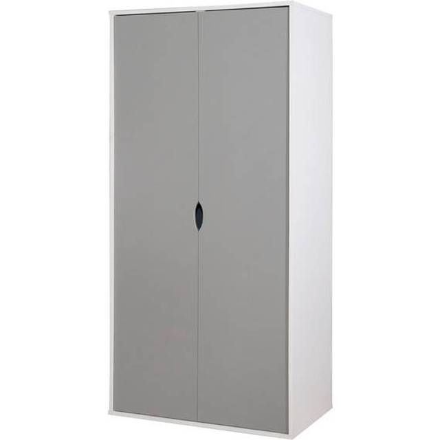 Modern 2-Door Wardrobe With Hanging Rail | Wowcher