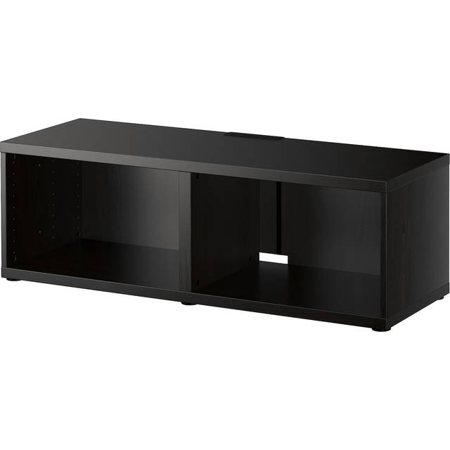 BESTÅ Tv-bänk, svartbrun, 120x40x38 cm