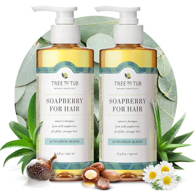 Tree to Tub Biotin Fine Hair Thickening Shampoo for Thicker  Fuller Volume  Gentle Volumizing Sulfate Free Argan Oil Shampoo fo