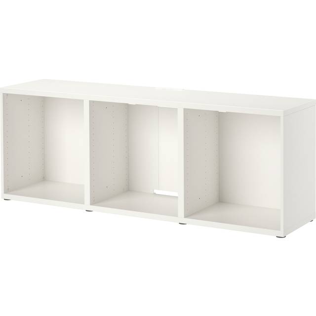 BESTÅ Tv-bänk, vit, 180x40x64 cm