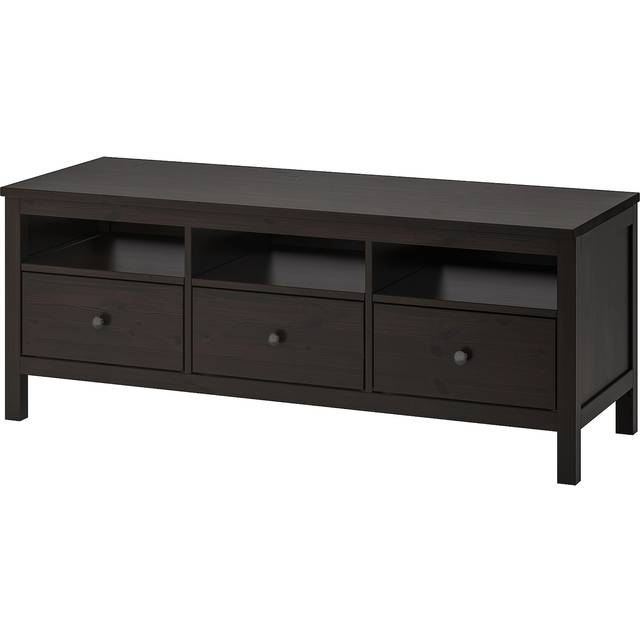 HEMNES Tv-bänk, svartbrun, 148x47x57 cm