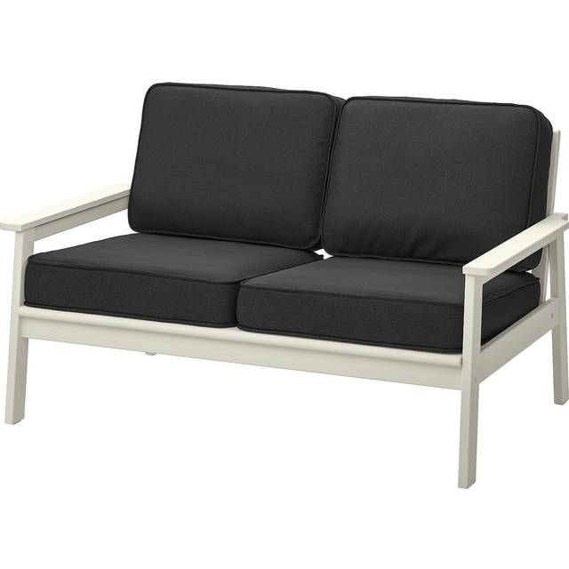 BONDHOLMEN 2-sits soffa, utomhus, vit/beige/Järpön/Duvholmen antracit