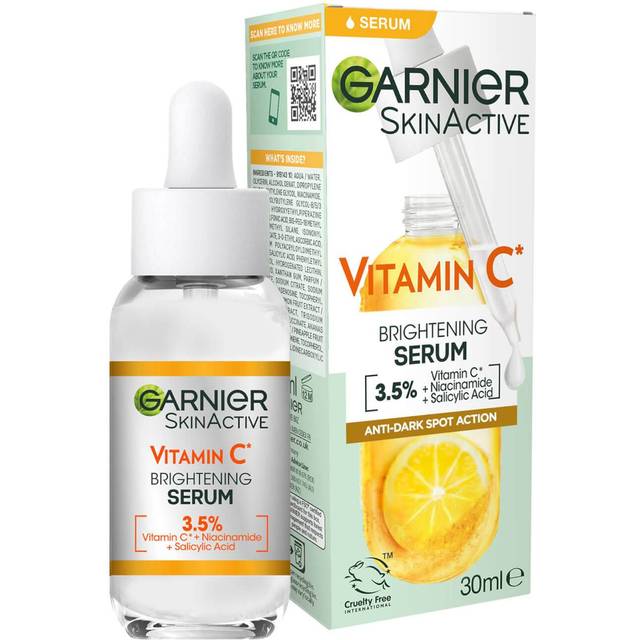 Garnier Vitamin C Ansiktsserum, Vitaliserande Serum som Minskar Mörka Fläckar och ger Lyster, 30 ml