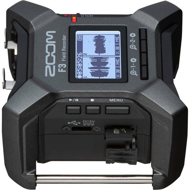 Zoom F3 MultiTrack Handheld Field Recorder with 32-Bit Float Technology in Black