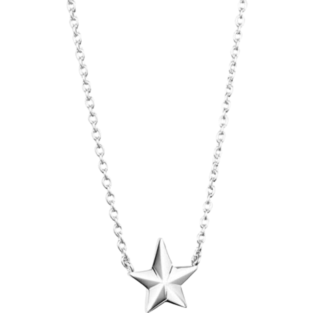 Efva Attling Catch A Falling Star Single Necklace 40/42/45 CM - SILVER