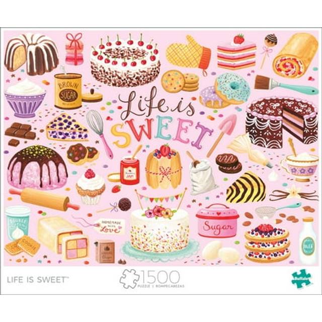 Buffalo Games - Janna Krupinski - Life is Sweet - 1500 Piece Jigsaw Puzzle for Adults -Challenging Puzzle Perfect for Game Nights - Finished Size is 3