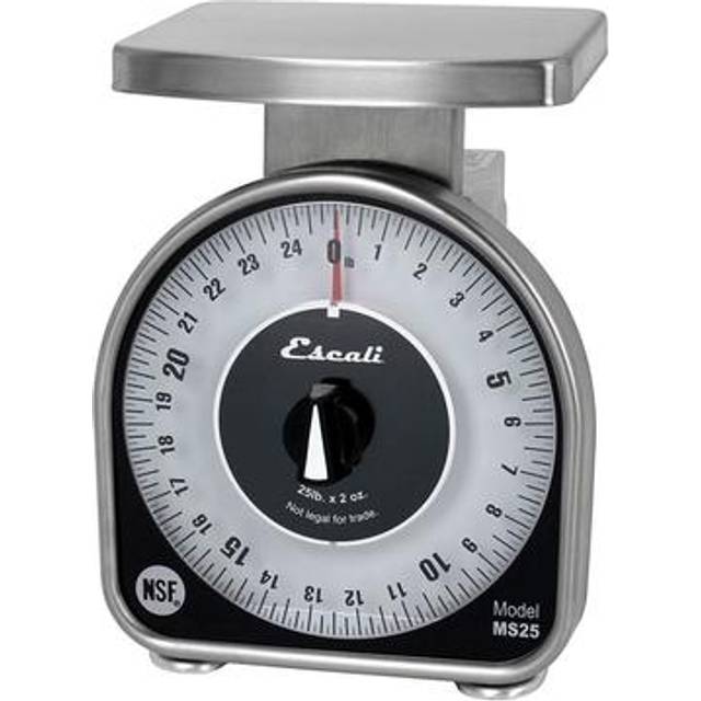San Jamar SCMDL25 Mechnical Dial FoodKitchen Scale  25 lb Capacity