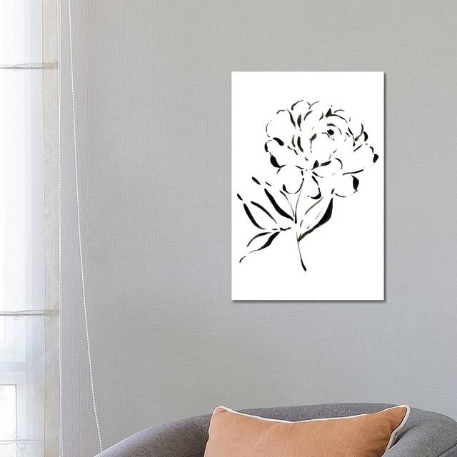 Peony Etude by Melissa Selmin - Painting Print on Canvas - Wrapped Canvas (66.04cm H x 45.72cm W x 1.91cm D)