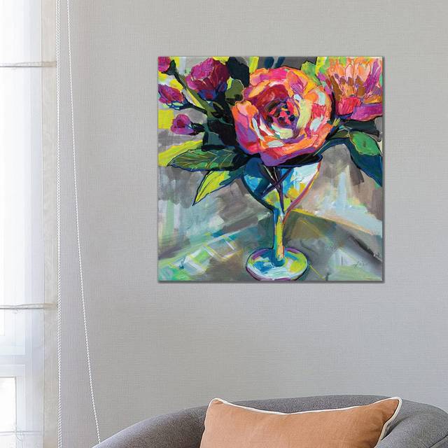 Summer Cocktail by - Wrapped Canvas (66.04cm H x 66.04cm W x 3.81cm D)