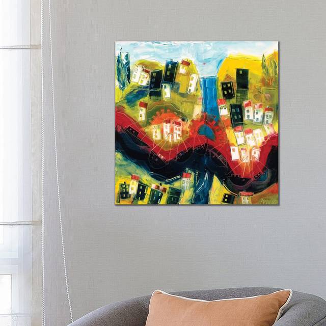 Abstract Landscape IV by Max Muller - Wrapped Canvas Print (66.04 cm H x 66.04 cm W x 3.175 cm D)