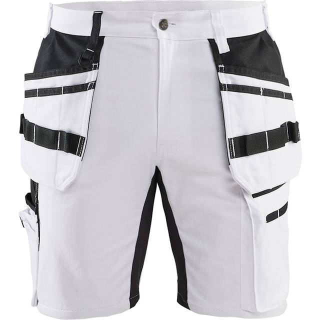 BLÅKLÄDER Målarshorts 19111000 (Kulör: Vit / Svart Storlek: D104)
