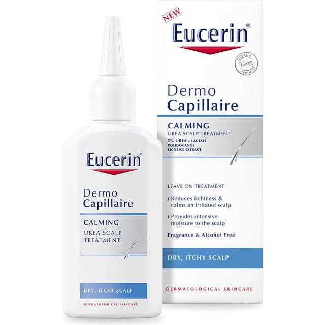 Eucerin Dermo Capillaire Calming Urea Scalp Treatment 100ml - for Dry, Irritated Skin - with Urea & Lactate - Face the Future