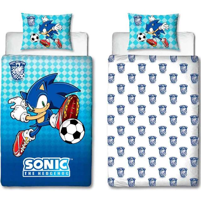 Sonic Football Reversible Bedding 140x200cm