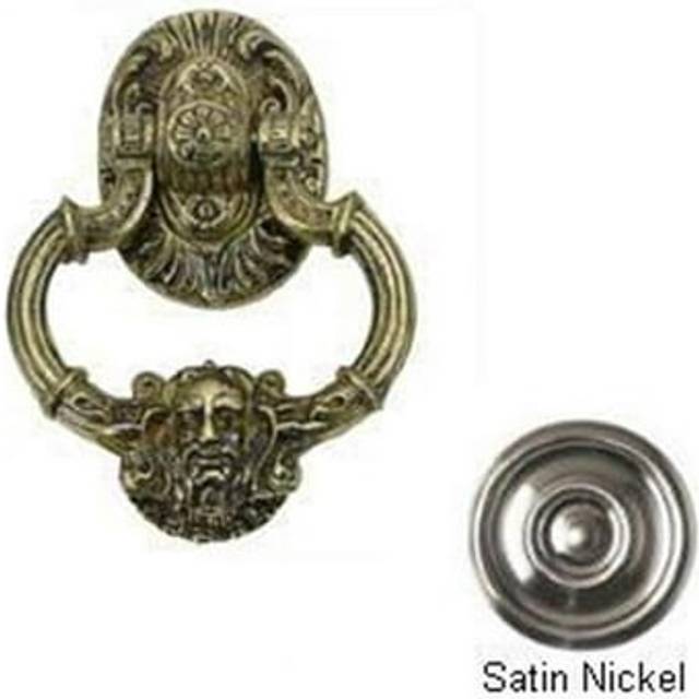 BRASS Accents A04-K5060-619 Neptune Door Knocker 7-.37 in. Satin Nickel