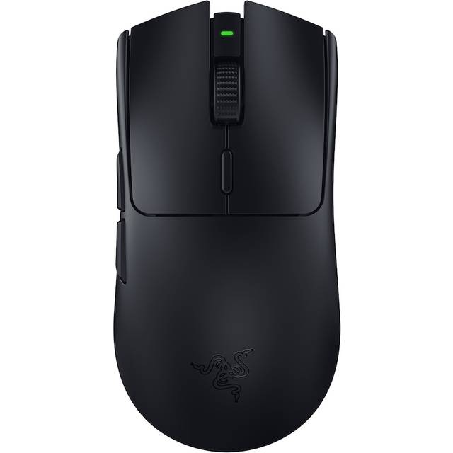 Razer Viper V3 HyperSpeed - Trådlös eSports-mus (Focus Pro 30K optisk sensor, upp till 280 timmars batteri, andra generationens mekaniska musomkopplare, 4000 Hz trådlös samplingsfrekvens) Svart