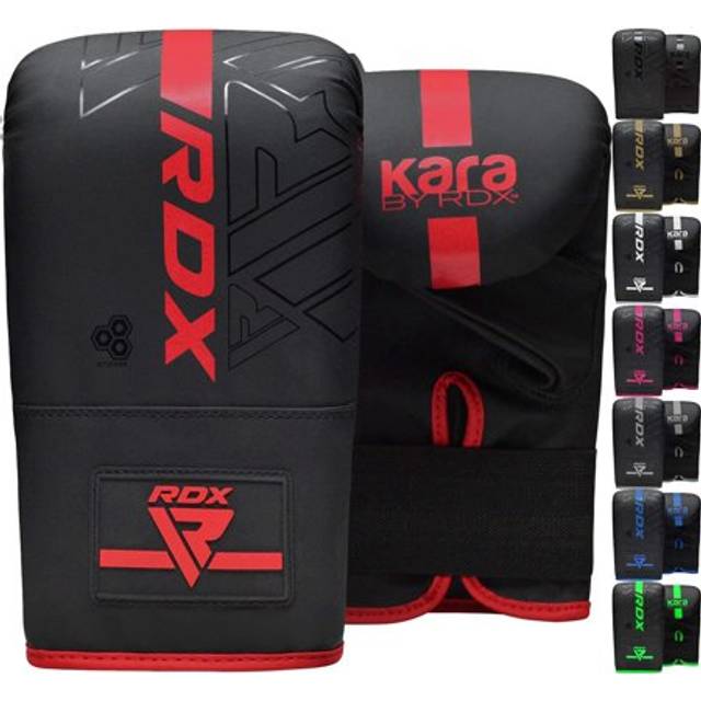 (Red) RDX Bag Gloves for Heavy Punching Training MMA