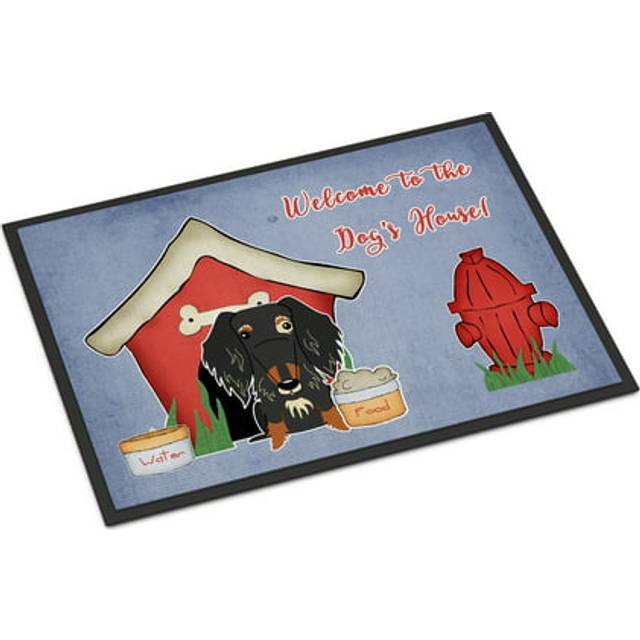 Caroline's Treasures Dog House Collection Wire Haired Dachshund Dapple Indoor or Outdoor Mat 24x36 BB2882JMAT 24 x 36 Multicolor