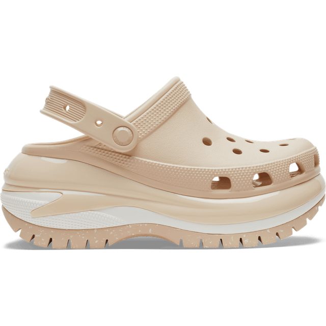 Crocs Womens Classic Mega Crush Clog Shitake Brown, 8