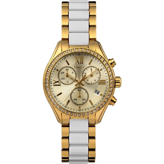 Timex Women's Premium Dress 38mm Watch - Gold-Tone Bracelet Gold-Tone Dial Gold-Tone Case