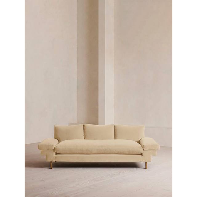 Bristol Sofa, Velvet, Porcelain