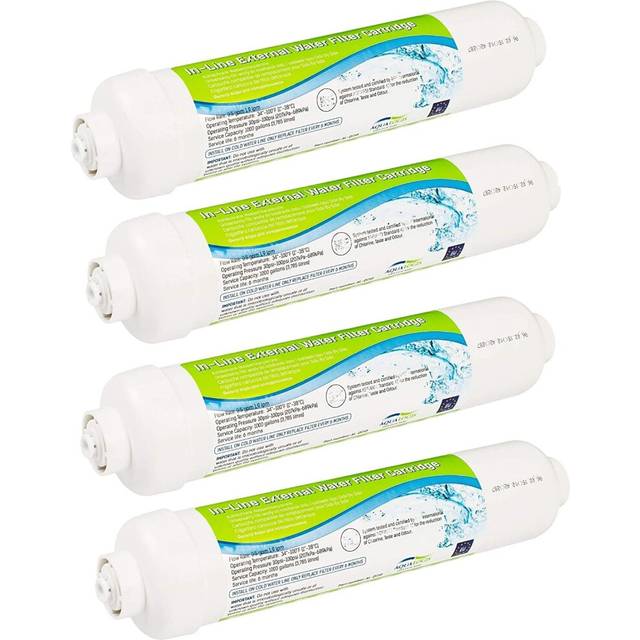 Aqualogis AL-QC10 Refrigerator Filter Compatible with Samsung, LG, BEKO, Daewoo, Bosch, Siemens, ELECTROLUX, AEG (4pack)