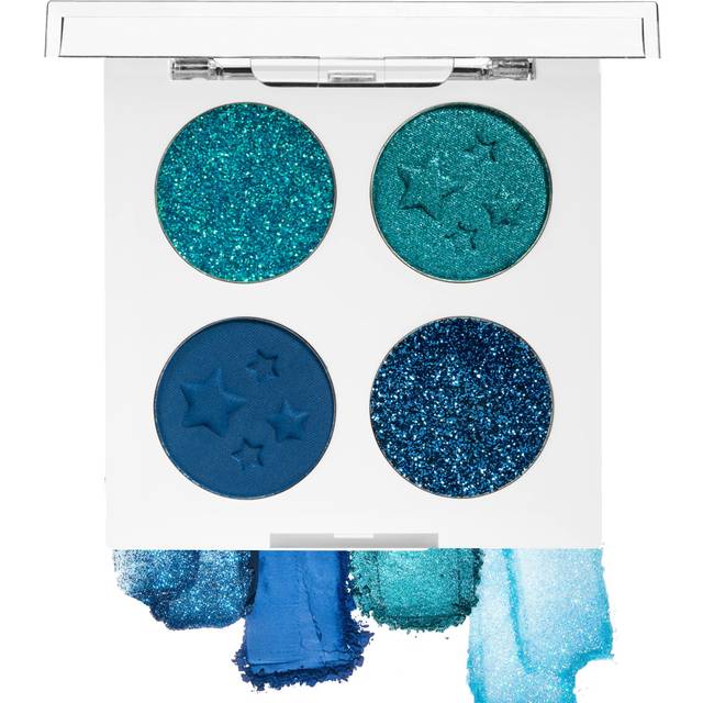 wet n wild Eyeshadow Fantasy Makers Fantasy Makers Pigment Palette  Metallic Shimmer Eye Makeup Blue Me Away 1230434