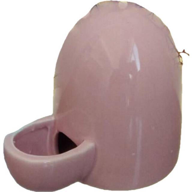 (Pink) Ceramic Pet Water Dispenser Mute Dog Cat Drinking Fountain Feeding and Watering Machine Mini Hedgehog Kettle Dog Autoxic Water