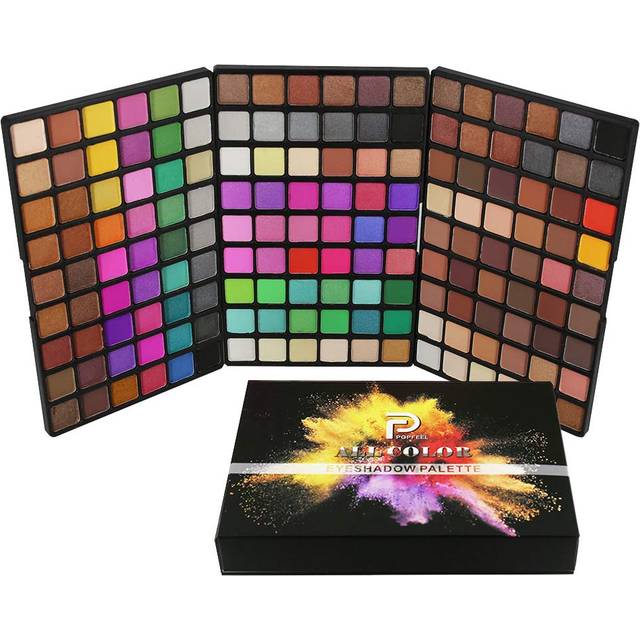 162 Colors Hightlight Eyeshadow Palette Makeup Gift Set  FantasyDay Professional Long Lasting Waterproof Matte Highly Pigments Shiny Shimmers Glitter